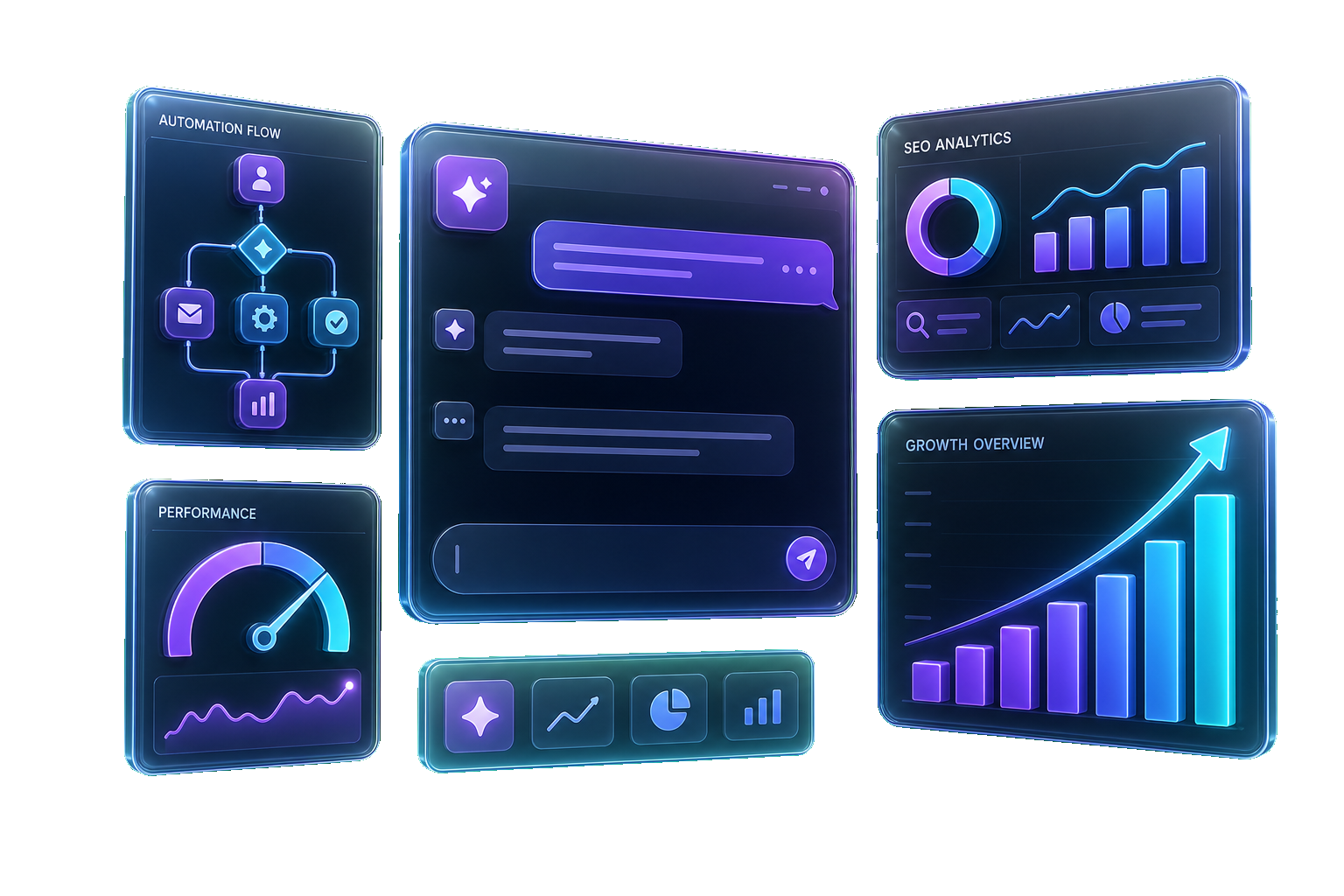 Pain&eacute;is de performance, SEO, automa&ccedil;&atilde;o e crescimento digital